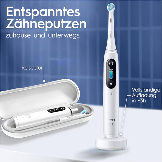 Oral-B iO Series 8 Plus Edition Electric Toothbrush, Plus 3 Replacement Toothbrush Heads